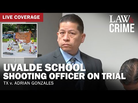 LIVE: Uvalde School Shooting Officer On Trial — TX v. Adrian Gonzales — Day One