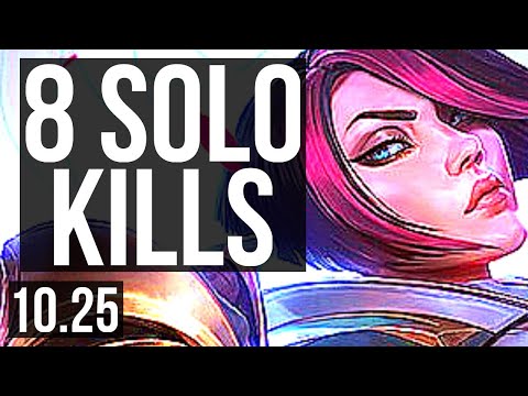 FIORA vs TRYNDAMERE (TOP) | 8 solo kills, 300+ games, Dominating | BR Master | v10.25
