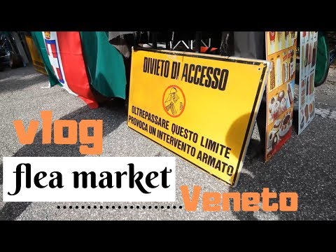 フリーマーケットのビデオブログ