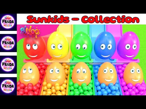 Surprise Eggs Kids Song | Colorful Eggs | SunKids Nursery Rhymes & Kids Songs
