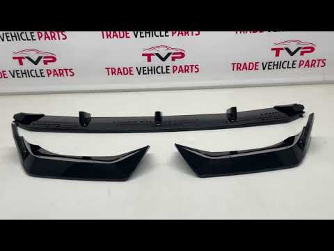 Fits BMW X7 G07 2019-2022 Front Lip Splitter Spoiler Gloss Black video