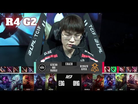 EDG vs OMG - Game 2 | Round 4 LPL Spring 2023 Playoffs | Edward Gaming vs Oh My God G2