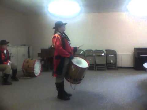 2013 Northeastern's Fife and Drum Competition-Kayleigh Morpeth- Colonial Musketeers-Female Jr. Snare