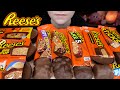 ASMR Reese S Chocolate Peanut Butter Candy Bars Sweets Mukbang Eating Sounds