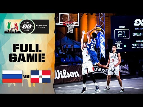 Russia v Dominican Republic | Men's - Full Game | FIBA 3x3 U18 World Cup 2021 | 3x3 Basketball