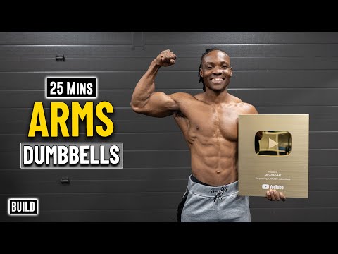 25 Mins Dumbbell Total Arms Annihilation! | 1 Million Subscribers Workout