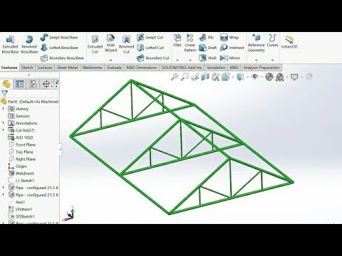 #Pipe connection with sed structure design for solidworks how to pipe connection joint with frame#