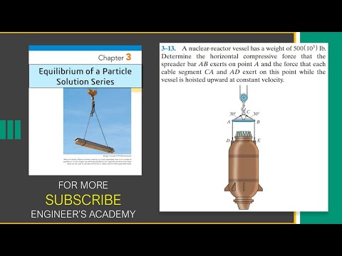 3-13 Statics Hibbeler 14th Edition (Chapter 3) | Engineers Academy