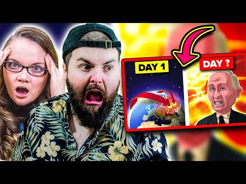 Irish Couple Reacts What If the US Invades Russia (Day by Day)
