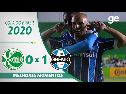 Gols e lances de Juventude-RS x Grêmio