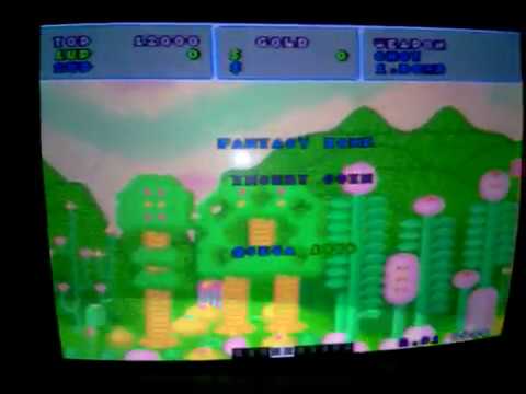 SEGA FANTASY ZONE BOOTLEG RUNNING ON SHINOBI BOOTLEG HARDWARE W.I.P