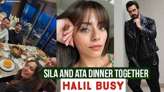 Sila Turkoglu and Ata Yildiz Romantic Dinner !Halil Ibrahim Ceyhan Busy