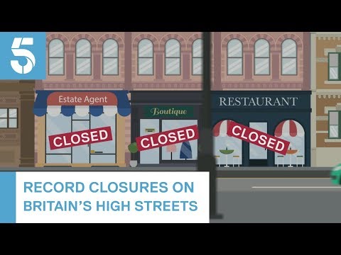 Britain's high street crisis as 12 hundred shops shut down in six months | 5 News