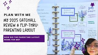 Plan With Me | My 2025 Catchall Planner Review & Flip-thru