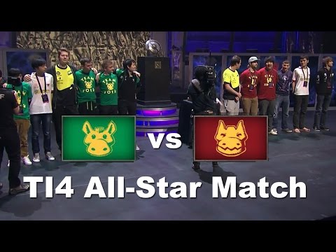 DotA 2 - The International 2014 All Stars Match (Русские Комментарии) - Team rOtk vs Team XBOCT