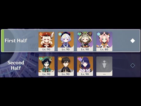 3.0 Spiral Abyss, Short Squad & Archons - (Floor 12, 9★)