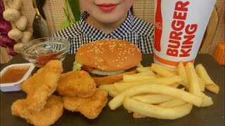 Download lagu [MUKBANG] BURGER KING Whopper Jr. Meal [EATING SHOW] mp3