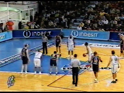 Serie A 2001/'02 Fabriano Basket - Wurth Roma 77-83