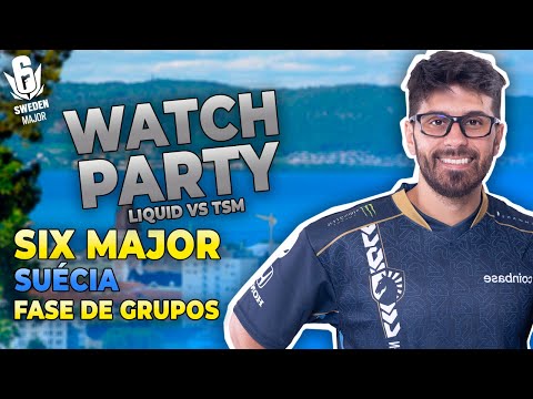 MELHORES MOMENTOS DA WATCH PARTY - LIQUID VS TSM - VOLTA | MAJOR JÖNKÖPING - RAINBOW SIX SIEGE