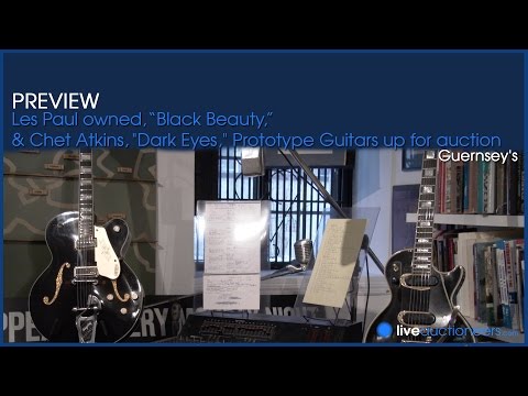 Les Paul owned “Black Beauty” & Chet Atkins "Dark Eyes" Prototype Guitars up for auction