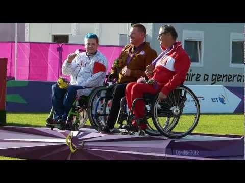 Archery - Men's Individual Compound W1 - Medal Ceremony - London Paralympics 2012