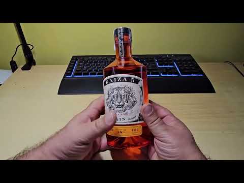 KAIZA 5 ORANGE GIN   0,7 l   43%   Creazione di gin vivace da Città del Capo, Insolito e sorprendent