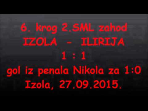 U-19 MNK Izola sezona 2015/16. pregled golov - prvi del
