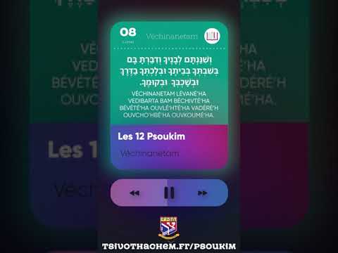 08 • Pasouk Véchinantam - Les 12 Psoukim