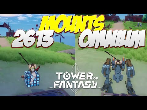 MOUNTS 2613 & OMNIUM BEAST VII [ THIS FROG JUST LOOK FASTER🤣] - TOWER OF FANTASY GLOBAL