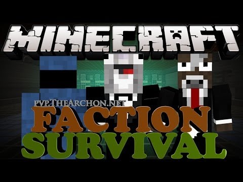 EPIC Faction Battle in Minecraft 1.7 - 100min!