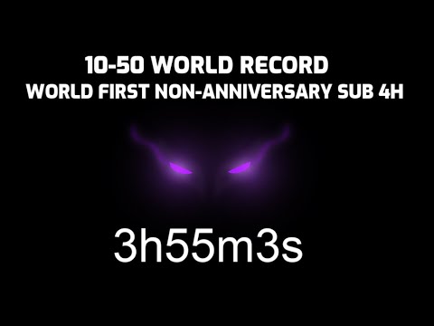 10-50 World Record - 3h55min3sec - First non-anniversary sub 4h