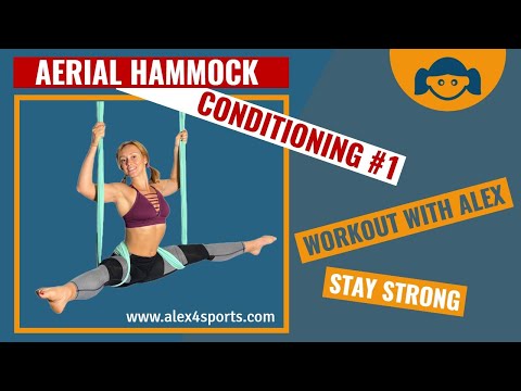 Aerial Yoga Hammock #1: Conditioning [tutorial]