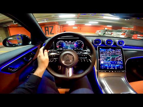 Titel: New Mercedes Cclass 2023 Night Pov 