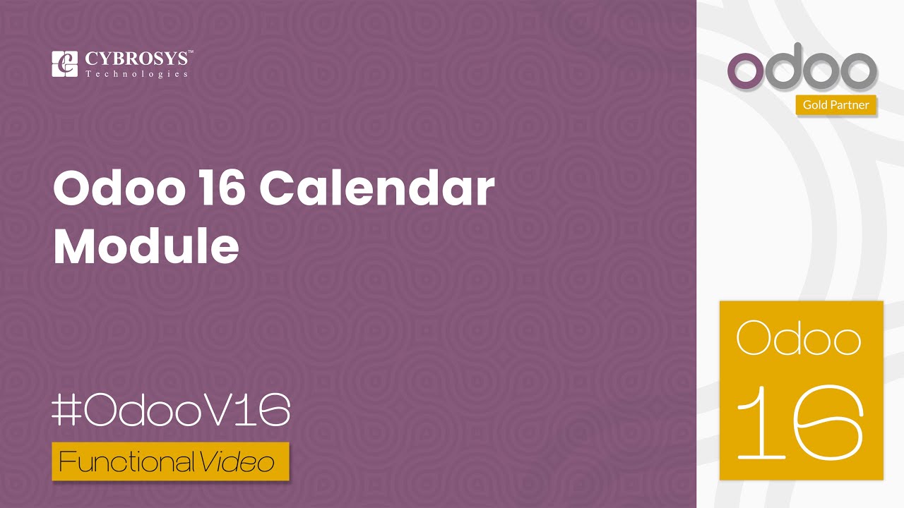 Odoo 16 Calendar Module | Manage Appointments and Events Using Odoo 16 Calendar App