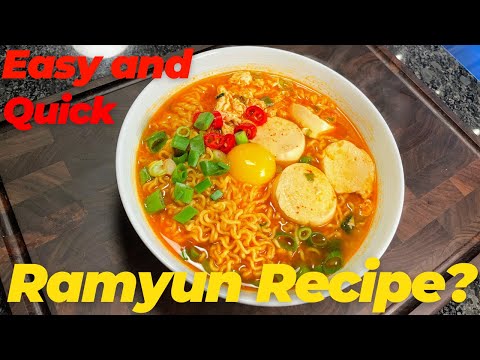 5 minutes easy and quick Sundubu Ramyun | Soft Tofu Ramen