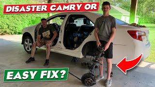Rebuilding a Disaster Toyota Camry from Copart Ep. 8