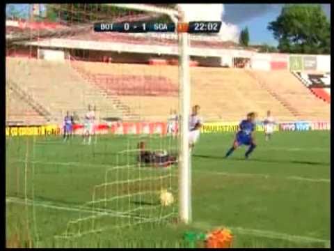 Botafogo sp x São Caetano 1-1 gol de Antônio Flávio