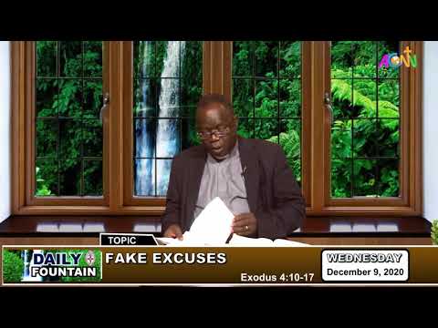 DAILY FOUNTAIN DEVOTIONAL OF DECEMBER 9 2020 - THE VEN. JOSIAH SUNDAY WUSA
