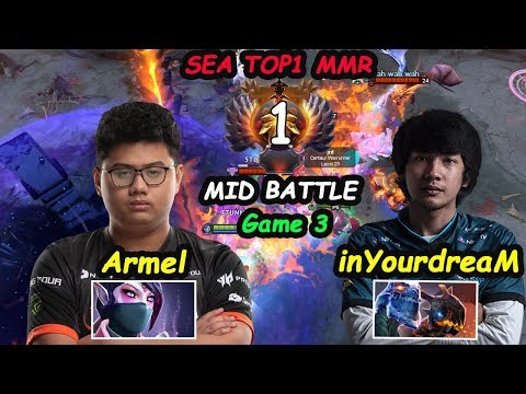 TNC Armel [Templar Assassin] vs inYourdreaM [Jakiro] MID Battle SEA TOP1 MMR Dota 2 7.22 Gameplay