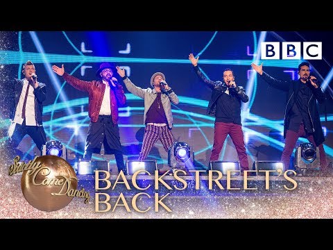 The Backstreet Boys remix their greatest hits - BBC Strictly 2018