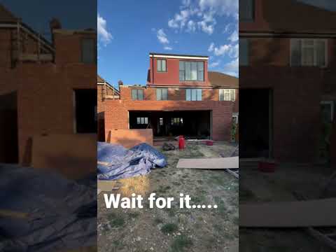 How our house extension is going so far