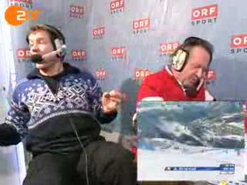Olympische Spiele Abfahrt - ORF Komentator Assinger-A Traum!
