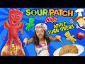LEXI S SOUR PATCH GUMMY BAKED APPLE PIE SNACK FUNnel V Fam Cooking Recipe Pt 2