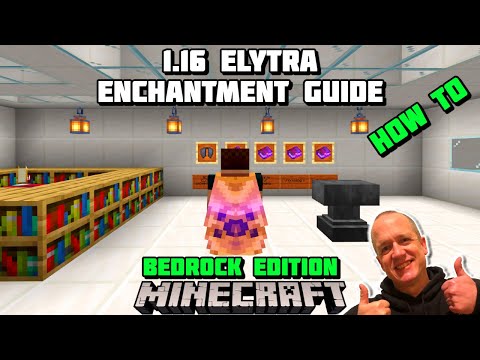 Minecraft ELYTRA - 1.16 ENCHANTMENT GUIDE - How To Enchant - Best Enchantments