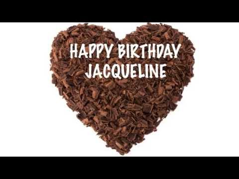 JacquelineAlternate LEEN  Chocolate - Happy Birthday