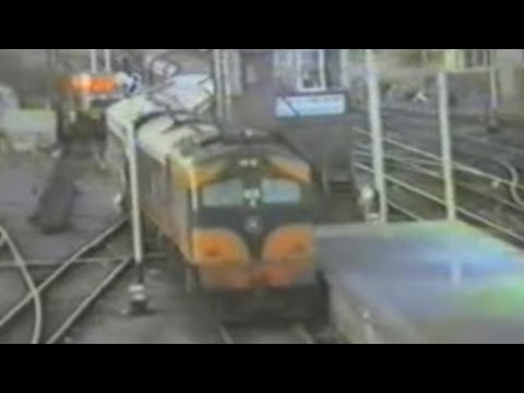 Irish Railway scenes - Claremorris Station October 1986