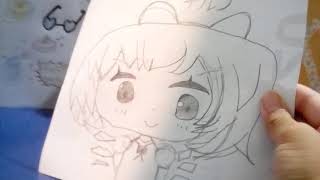 [かいてみた9]さとり&チルノ&まりさ&大妖精&パチュリーかいてみた