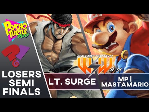 Wild Smash Wednesday #31 - MP | Mastamario vs Lt. Surge / Losers Semis