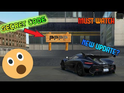 extreme car driving simulator : Secret Code