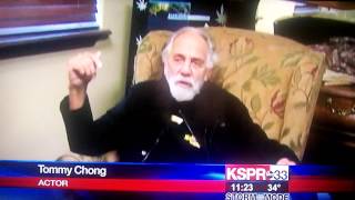Tommy Chong Vistis Marijuana Dispensary in Colorado